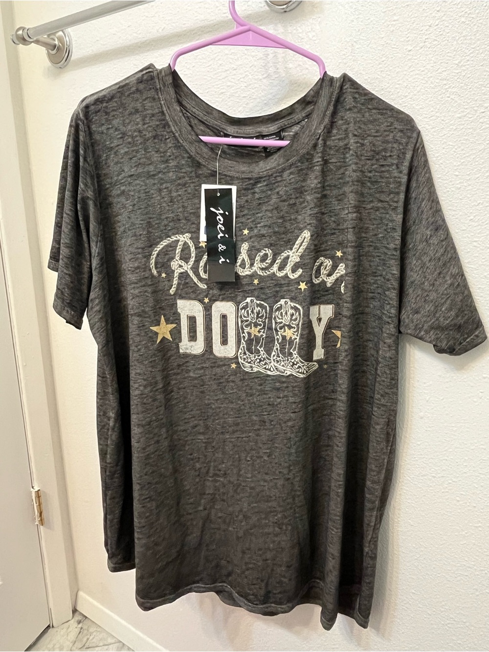 You're a Rodeo Day women’s ' Tee - Charcoal with Gold Accents